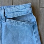 ZARA  Cut-out Denim Shorts Photo 3