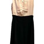 BCBGMAXAZRIA Light Pink Top Black Bottom Sleeveless Dress Size 0 Photo 1