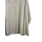 J. Jill Women’s 2X Beige Ribbed V Photo 2