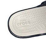 Crocs Women's Black and White Sandals Size 8 Photo 3