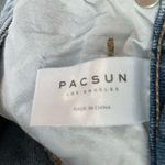 PacSun  Mom Jeans 26 Womens Button Fly Distressed Casual High Rise Light Wash Photo 6