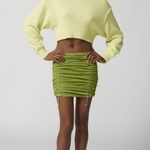 Urban Outfitters NEW WITH TAG UO Aiden Pullover Comfy Cropped Yellow Sweater Photo 2