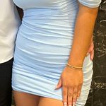 ThatsSoFetch That’s So Fetch Blue Mini Dress Photo 1