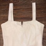 Good American Sheer Mesh Midi Dress Large Ivory Cream Sleeveless Bodycon NWT Photo 2