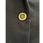 Herman Geist  Womens Blazer Jacket 100% Wool Lined Navy Blue Career Office 6P Photo 6