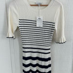 Free Assembly NWT Striped Ribbed Knit Dress Photo 0
