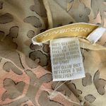 Dana Buchman Vintage  Silk Scarf 32” pink gold  100% Silk Bohemian Pattern Square Photo 2