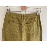 Urban Outfitters UO Green Khaki High Waisted Straight Leg Jeans Utility Goblin Dark Academia Boho Photo 4