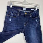 frame denim Frame Le Garçon Crop in Covant Dark Wash Distressed Ankle Cropped Jeans Size 26 Photo 3