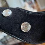 Chic Stylish Black Heels with Crystal Details Gently Used Condition Size 8 Photo 6