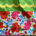 Floral Scarf with Yellow and Green Center Photo 1