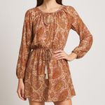 Lush Clothing Lush Boho Paisley Print Long Sleeve Dress Photo 0