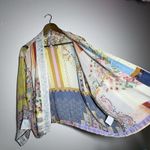 Johnny Was  Women SM Embroidered Kimono Duster Floral Open Front Pockets Cardigan Photo 4