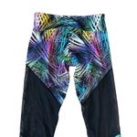 Onzie Palm Print Sheer Panel Leggings Size S/M Photo 3