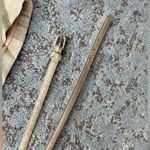 Vintage Robert Arthur Union Made Blazer and Skirt Suit Set w/ Belt Tan 12 Photo 2