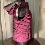 Green Tea Women's Purple Puffer Vest size L Photo 5