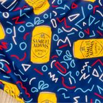 Shinesty Samuel Adams One Piece Swimsuit Lined Beer Cans L swimwear bathing suit Yellow Size L Photo 1