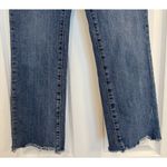 Risen  Jeans Womens 27 (Sz 5) Blue Straight Leg Frayed Hem Crop RDP1207 Exc. Cond Photo 1