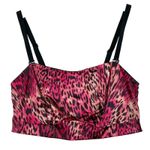 YITTY  Fable Plunge Bralette Leopard Print Adjustable‎ Straps Size 3X Athleisure Photo 0