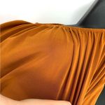 Norma Kamali Diana Gown Burnt Orange S/36 Photo 3