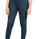 Everlane NWT High Rise Skinny Jeans Size 23 in Dark Blue Wash Denim Photo 0