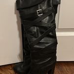 Michael Kors  Women's Greenwich Tall Belted Knee High Riding Boots Size 5.5 Photo 1