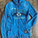 Affliction American Customs Moto Club LA Women’s Sz. M Zipper Top Photo 0