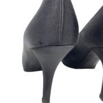 Dolce & Gabbana Black Satin Heel Size 37.5 Decollete Raso in Nero Platform Photo 10