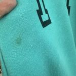 Victoria's Secret PINK  Hoodie Womens Medium Teal Oversized Tunic Logo Casual Photo 6