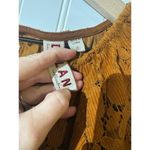 Dolan Life Nest Boho Lace Puff Sleeve Top Small Brown Corduroy Cottagecore Photo 7