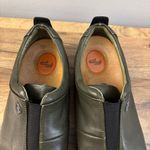 Birkenstock Footprints Leather Slip On Comfort Shoes Loafers Olive Green Photo 5