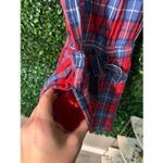 Aerie  NWT Plaid Flannel Pajama Romper Sz Small Photo 3