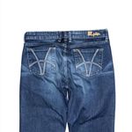 Kut From The Kloth  Farrah Baby Bootcut Jeans Size 10 Dark Wash Mid Rise Stretch Photo 3