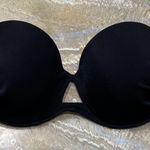 Victoria's Secret Victoria’s Secret Swim Black Strapless Bikini Top Size 32D (No Straps)  Photo 0