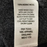 Ellen Tracy Merino Wool Gray Belted Cardigan Sweater Women’s L Photo 9