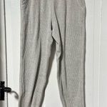 Pact Organic Cotton gray waffle knit joggers with pockets size XS Photo 0
