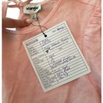 Wrangler Puff Sleeve Shirt Rose Size Small NWT Photo 4