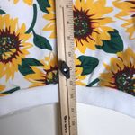 Wet Seal  sunflower all over print long sleeve crop top shirt size medium Photo 6