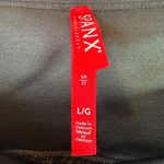 Spanx  Black Faux Leather Moto Leggings Size Large Biker Photo 6