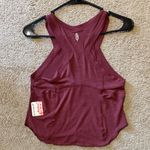 Free People Movement  Sleeveless Burgundy Top Photo 3
