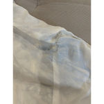 NO TAG Vintage Black Lace Beaded Silk Lined 3/4 Sleeve Hook Eye Crop Jacket SM Photo 7