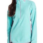 Columbia Ombre Springs Fleece Half Zip Omni Wick Performance Mock Neck Blue M Photo 0