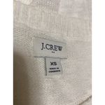 J.Crew Women's White Crewneck Long Sleeve Sheer Knit Beach Sweater Top Size XS Photo 2