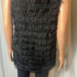 Betsey Johnson  Fringe Western Goth Vest Size S Photo 8