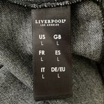 Liverpool NWOT Zip Up Hoodie Jacket in Black/Grey Zebra Print L Photo 9