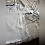 Title Nine Grace Shirt Womens XL Blue Heather Long Sleeve Ruched Gorpcore Hiking Photo 10