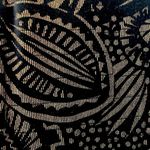 Karl Lagerfeld printed black and gold velvet jacket and skirt suit. Size 6. EUC. Photo 5