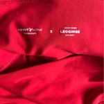 Old Navy  Red Leggings with White piping Photo 2