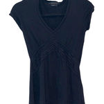 BCBG MaxAzria Black V Neck Blouse Photo 0