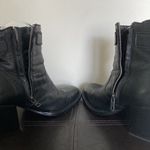 Helmut Lang  Black Leather Ankle Boots Photo 9